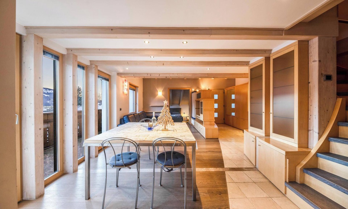 Castello-Molina di Fiemme Apartment | Apartment "La Pratolina Attico" with Mountain View & Balcony
