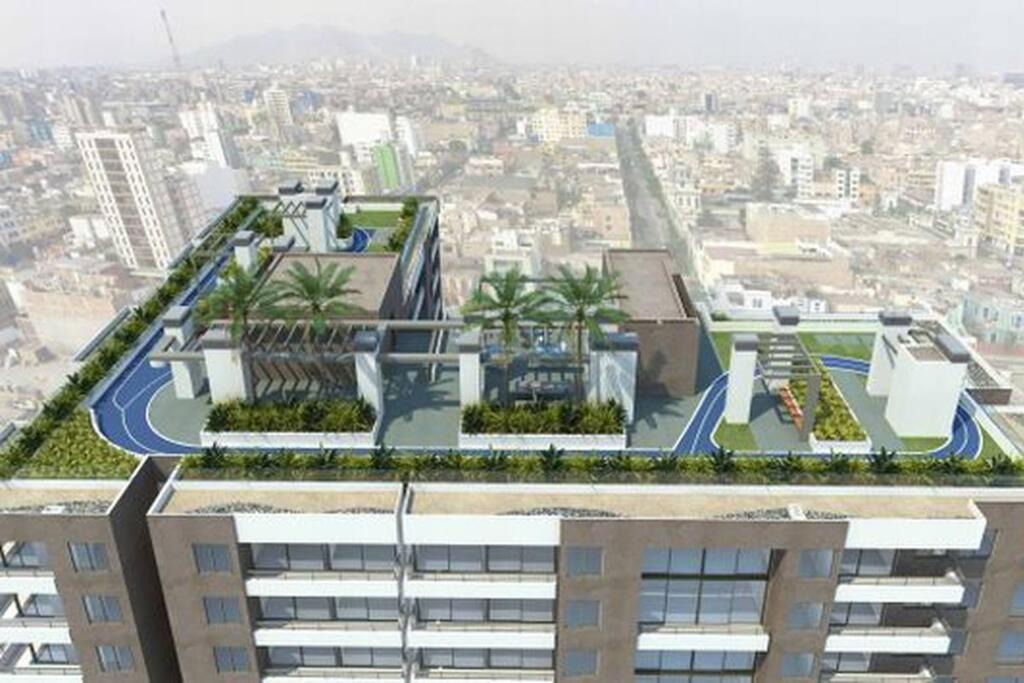 Lince Apartment | Apartment near to MIRAFLORES, BEACHES & REBAGLIATI HOSPITAL ! Panoramic View,Pool, Gym,Private Park in LINCE