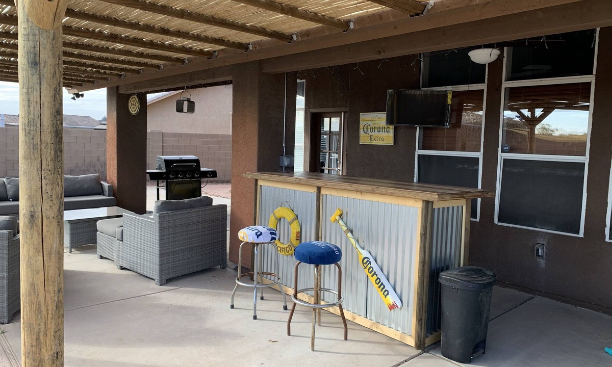 Yuma House | Backyard Escape with no cleaning fee or extra guest fees