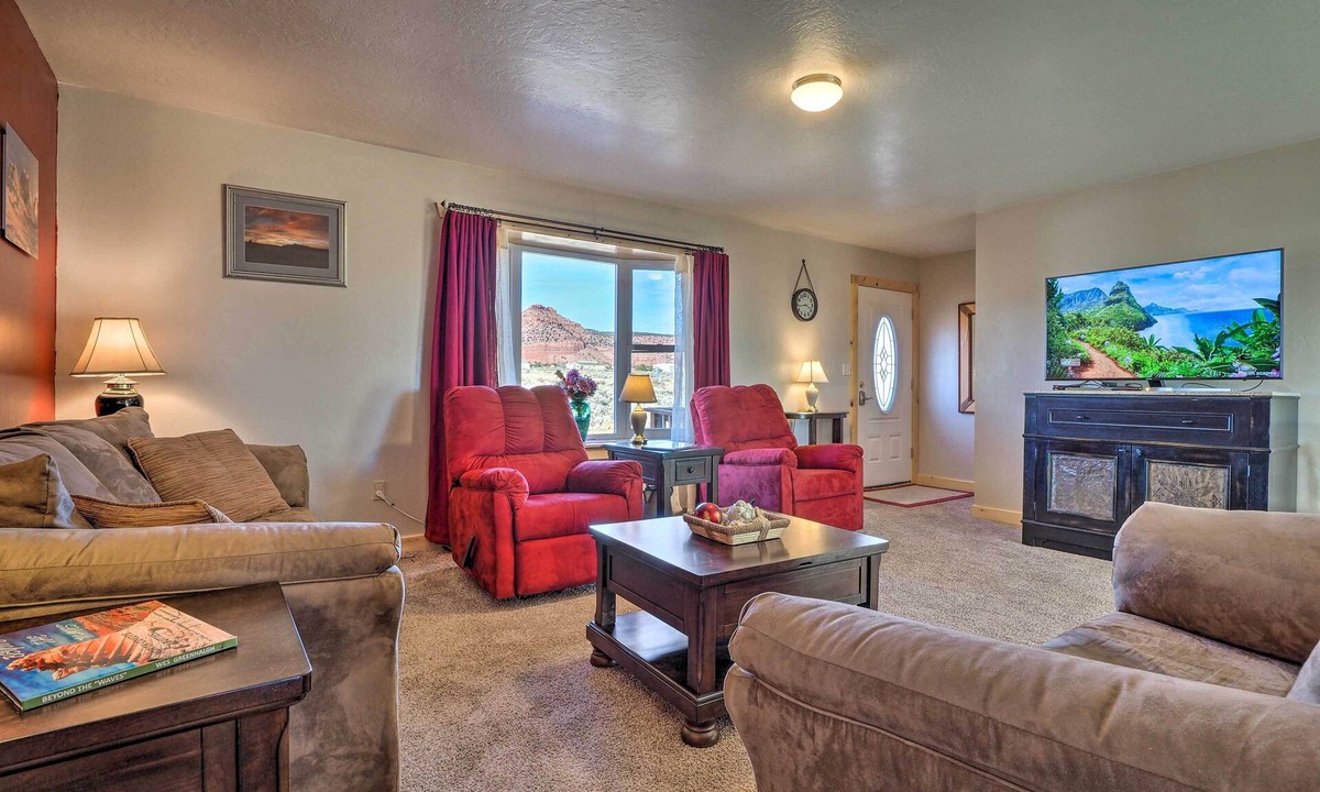 Kanab Apartment | Day Trip to Zion NP: Rural Home w/Red Rock Views