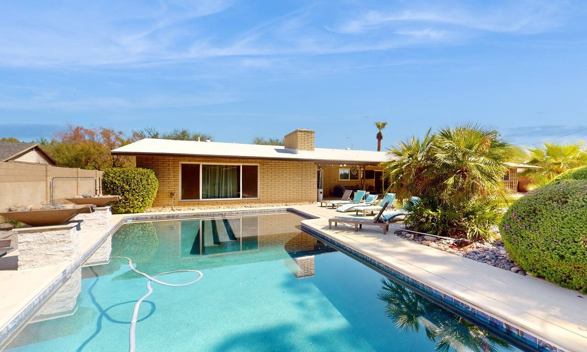 Tempe House | Dog-friendly home with private pool, hot tub, W/D, central AC & enclosed yard