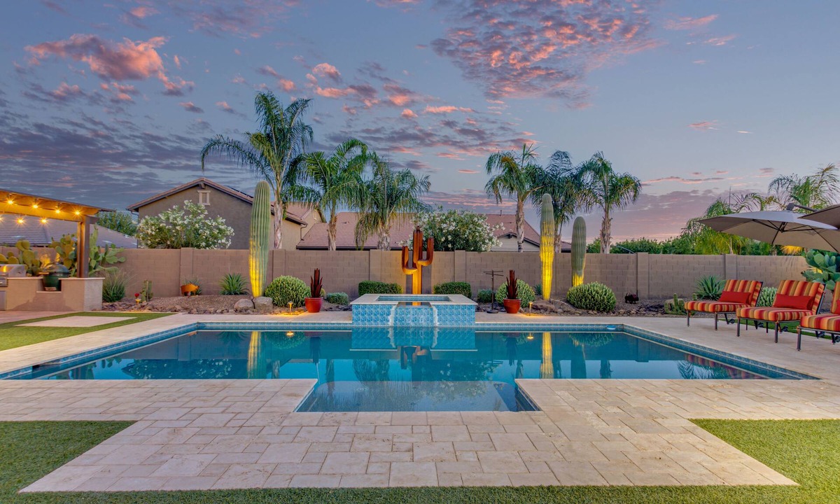 Queen Creek House | Elite Oasis! Stunning Heated Pool/Spa Home and Backyard!