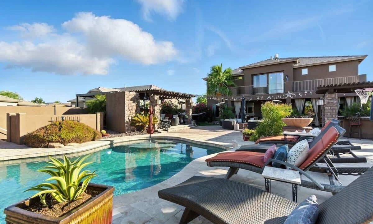 Estrella Mountain Ranch House | Estrella-Pool Heat Avail-Outdoor Kitchen-Games