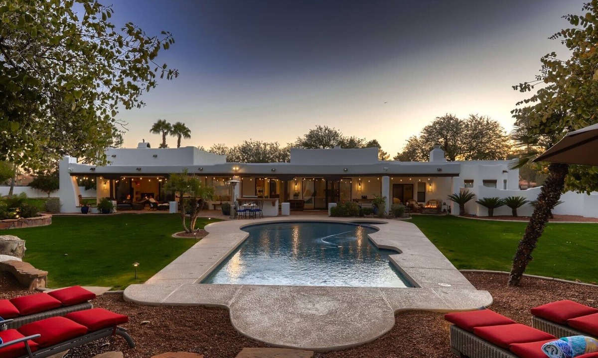 Cactus Acres House | Fabulous Vacation Oasis, with an amazing pool, spa and a grand backyard to play!