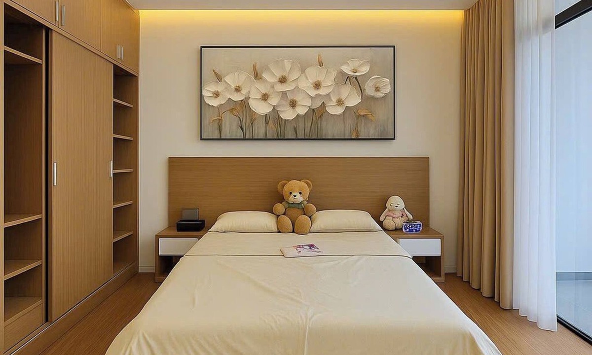 Tan Binh Apartment | Furnished Studio with big Balcony, kitchen, washer+dryer, 1.3km from TSN Airport
