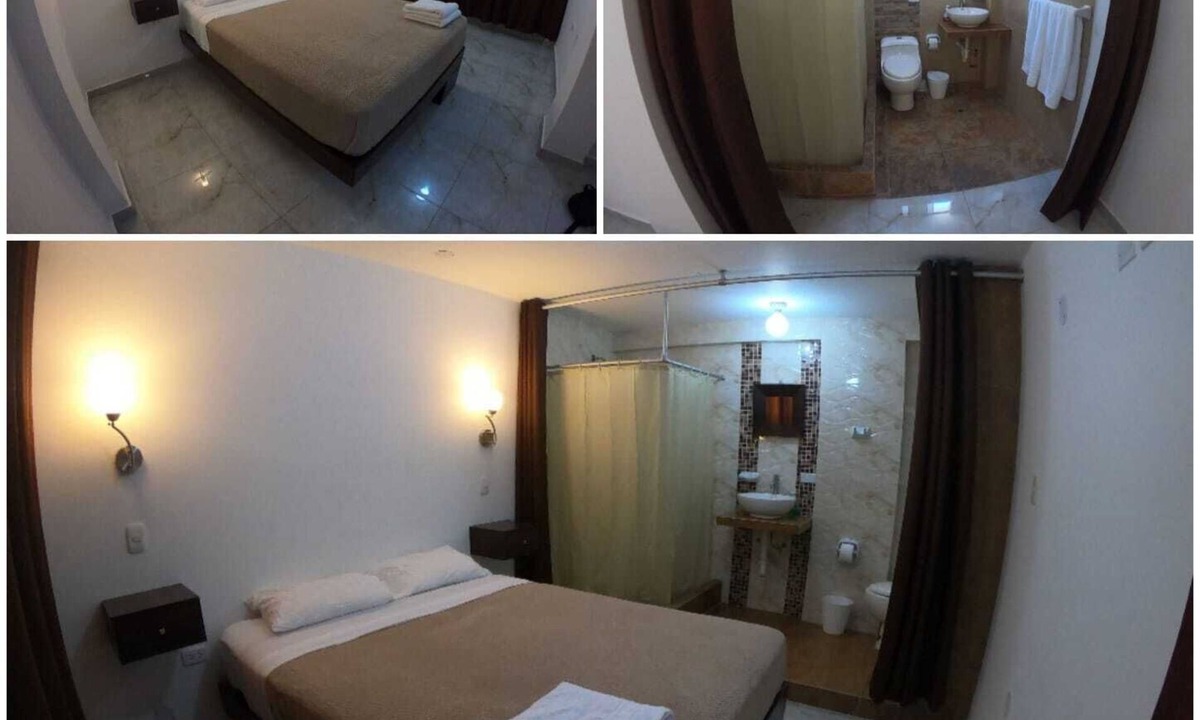 Trujillo House | Habitación con entrada independiente, baño privado y cama queen