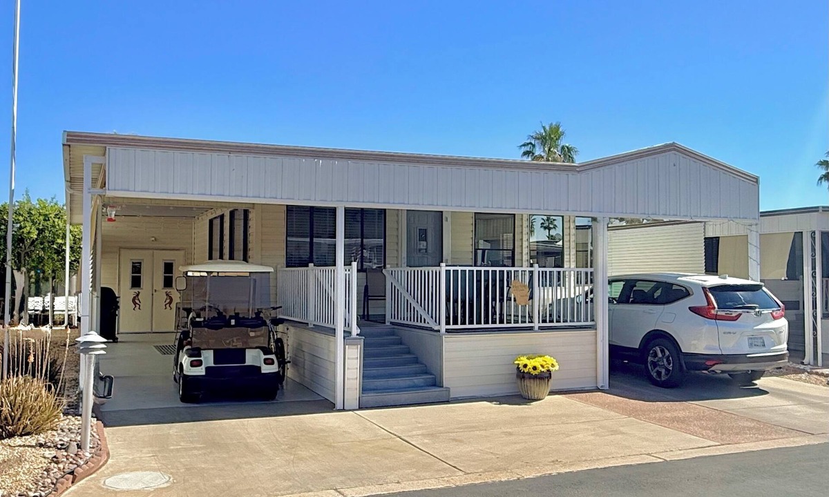 Happy Trails House | Happy Trails 55+ Resort with 2 Bedrooms & Golf Cart