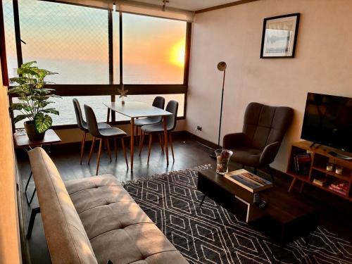 Concon Apartment | Hermoso departamento en Costa de Montemar, Concón -las piscinas sólo se pueden usar en arriendos sobre 15 días