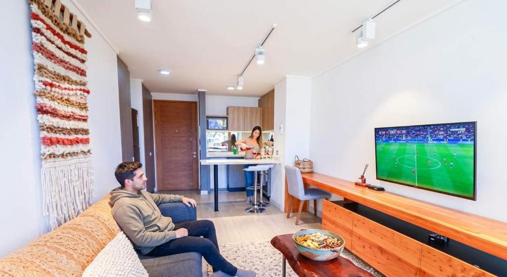 Puerto Varas Apartment | HOM I Calefacción Estacionamiento fibra óptica