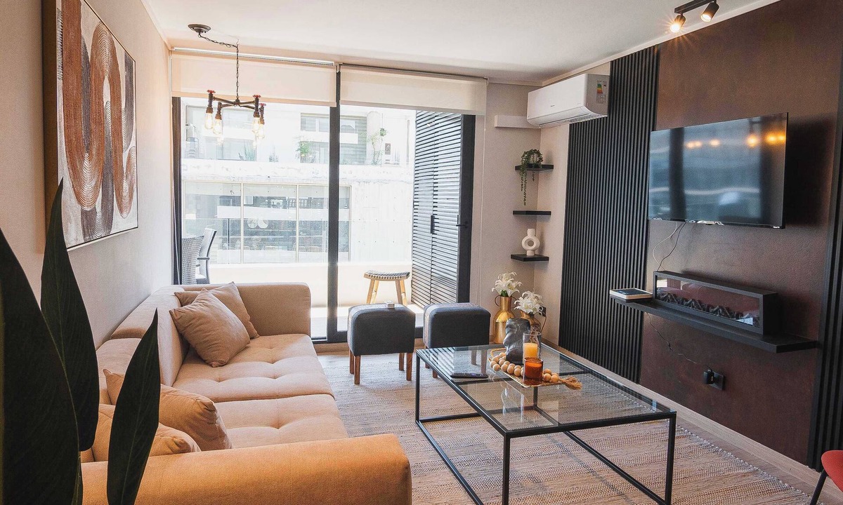 Las Condes Apartment | HOM I Moderno dpto al lado del Mall Alto LasCondes
