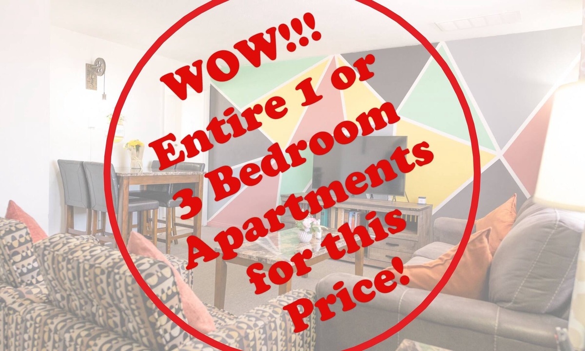 Page Apartment | Home Style Apartments - 1 & 3 BR Suites with Full Kitchen