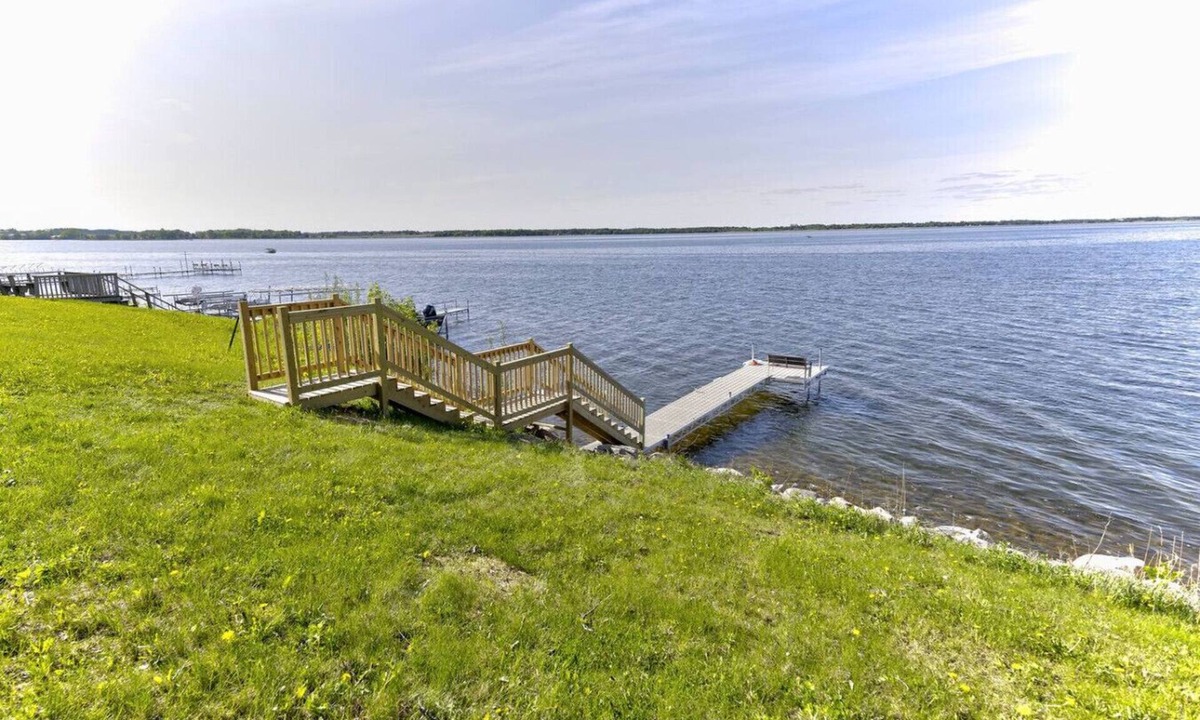 Osakis House | Lake Osakis Family Getaway: Game Room, Dock
