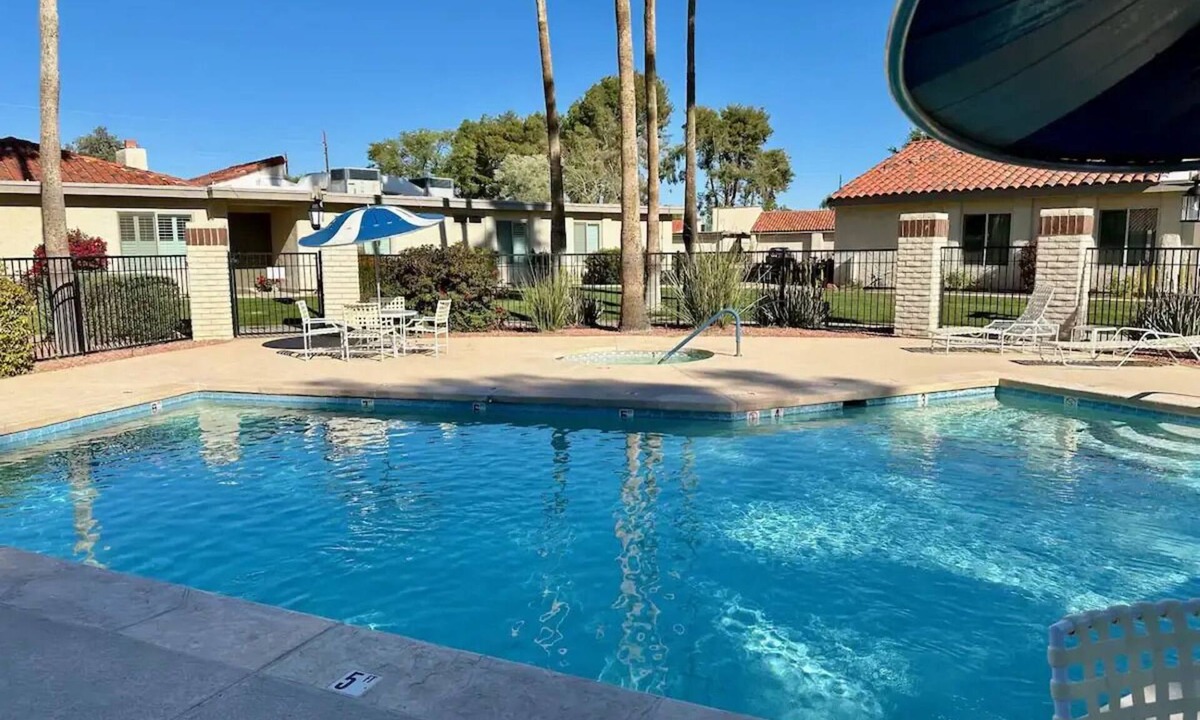 Laguna San Juan Villa | Lovely Home 2 BR/2BA Scottsdale, 3 heated Pools & Hot Tubs, EV charging