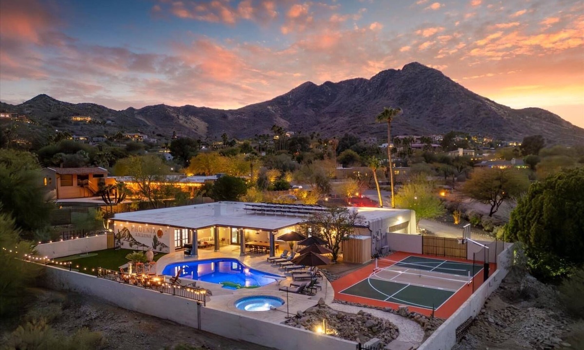 Tatum Mountain Estates House | Mini Resort w/Mountain Backdrop | Heated Pool, Hot Tub, Sauna, Cold Plunge