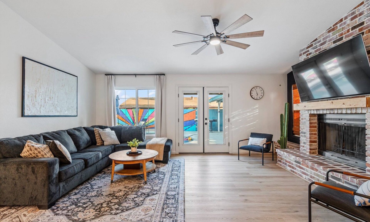 Fiesta Park Village House | NEW HEATED Private Pool Oasis with 2 car garage-Family Friendly Home