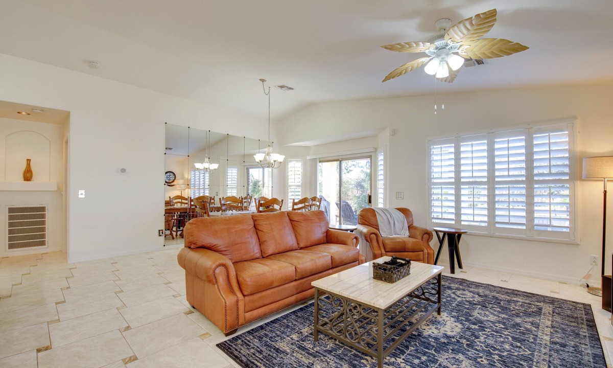 Gilbert House | Pool + Golf On-Site! Extended Gilbert Getaway