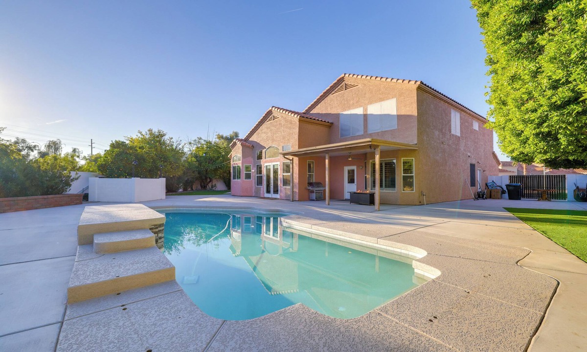 Warner Ranch Villa | Pool + Patio: West Chandler Villa Retreat