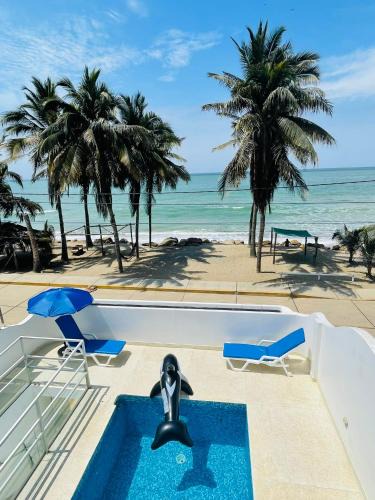 Los Pinos Apartment | Residencia Madona del Mar - Casa Frente al Mar con Piscina