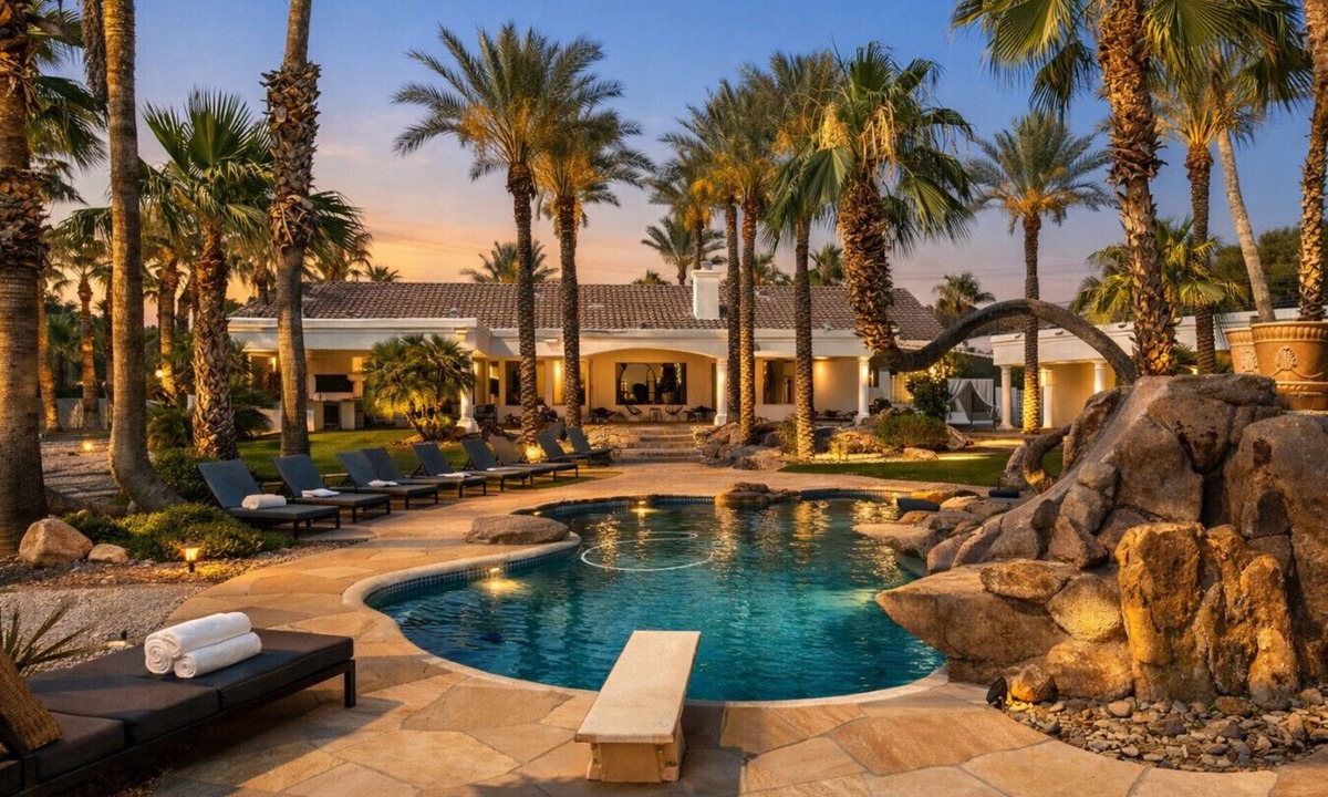Cactus Acres Villa | Resort Style Estate, 2 Houses, Putt-Putt Course, B-ball Court, Heated Pool