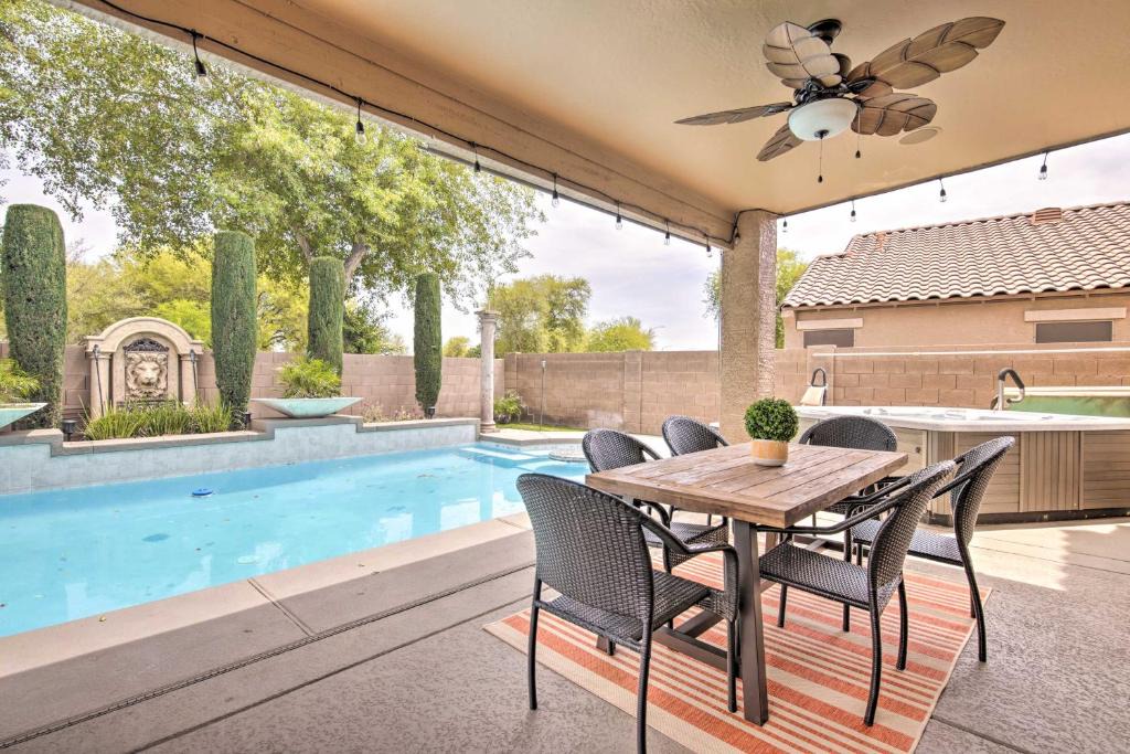 Sarival Village House | Sunny Family Paradise with Hot Tub and Pool Table
