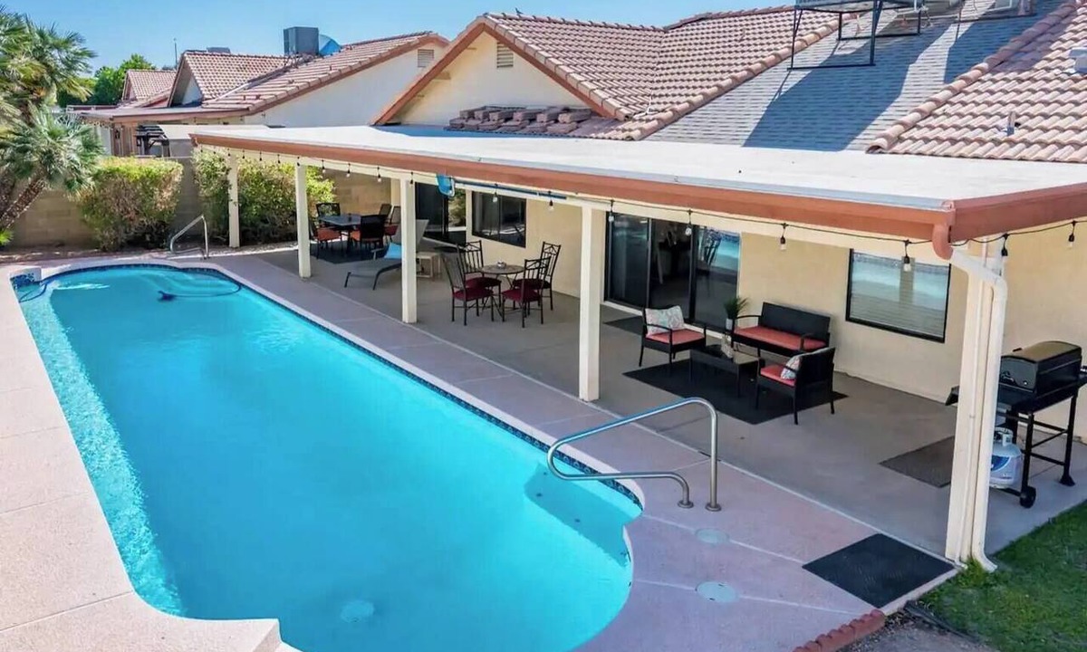 East Mesa House | Sunny Oasis 4BR Pool Home with Game Room