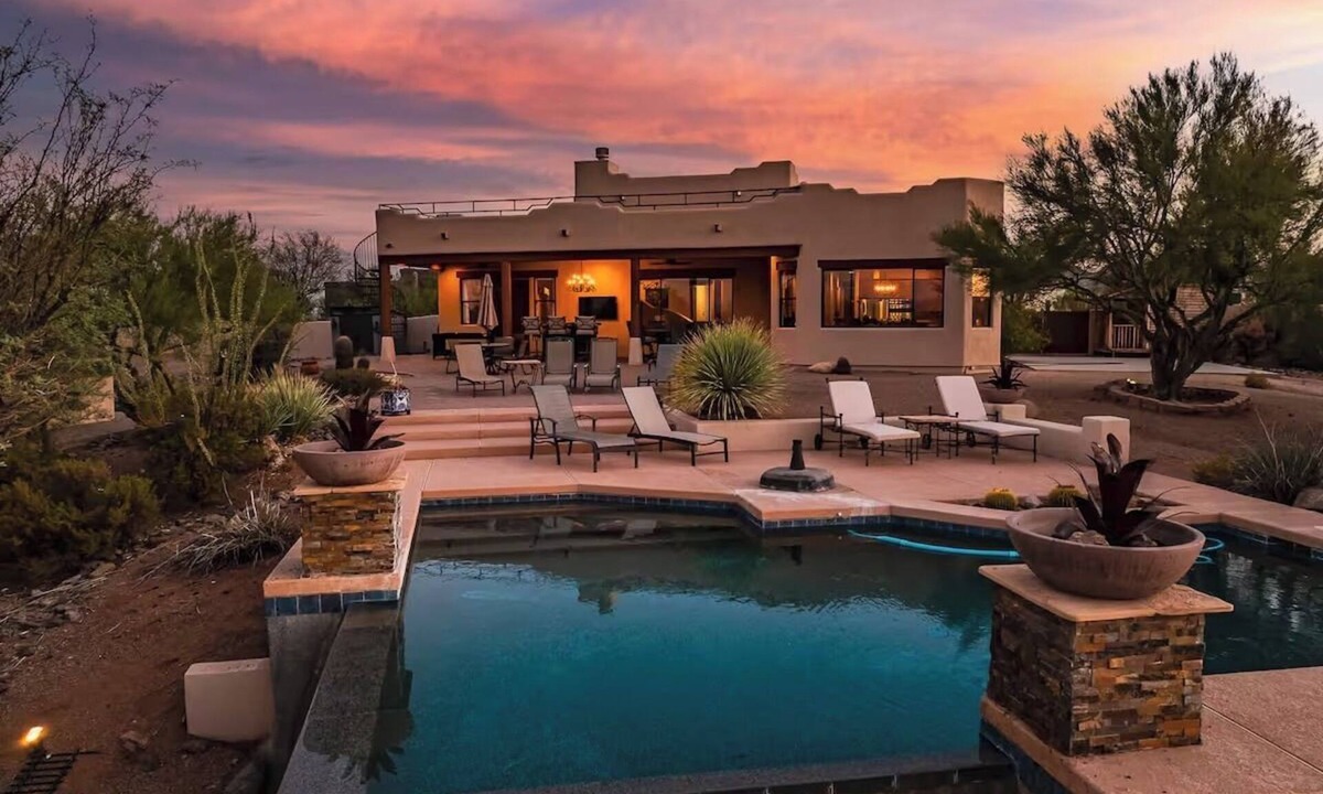Rio Verde Foothills Villa | Tranquil AZ Mountain View Oasis Pool & Fire Pit