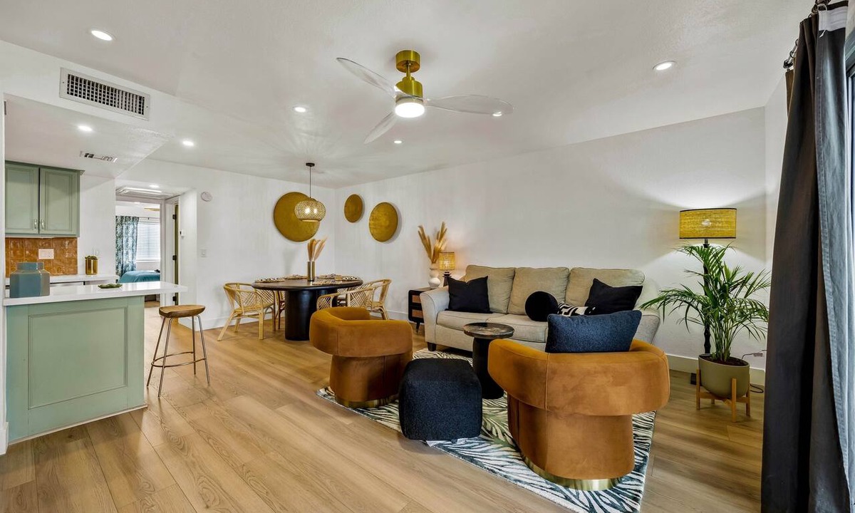 Alhambra Condo | Ultra-Modern Luxe Palm Beach–Inspired Condo | Pool |Girls Getaway