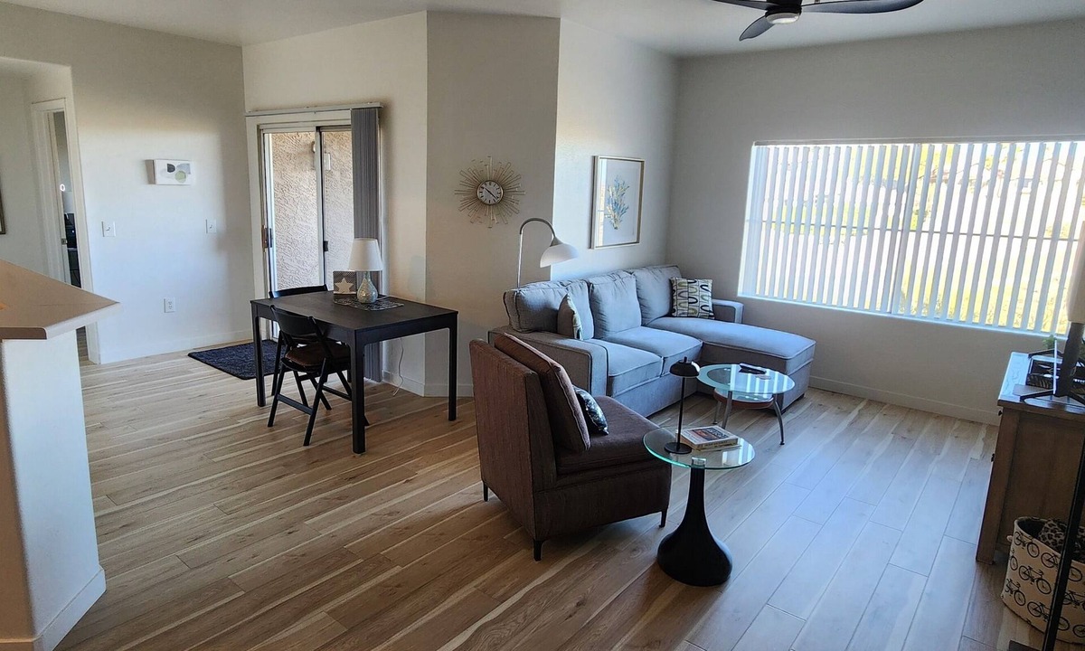 Fountain View Condo | Views! Main Level No Stairs Attached Garage, Heated Pool