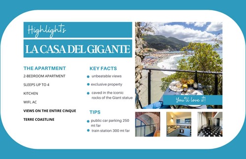 Cinque Terre Apartment | 140 m² Apartment ∙ 2 bedrooms ∙ 4 guests