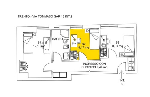 Trento Resort | 43 m² Private room ∙ 1 bedroom ∙ 1 guest