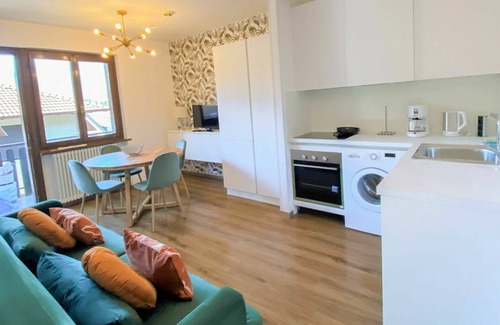 Molina di Ledro Apartment | Beautiful apartment for 5 people with WIFI, pool, TV, balcony and pets allowed