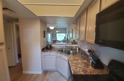 Tucson Condo | 1 Bedrm/Den with Fantastic Mountain Views-Open floor plan- King bed in Master