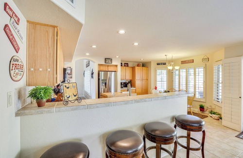 Mountain Vista Ranch Cottage | 1 Mi to Surprise Stadium! Home w/Patio & Hot Tub