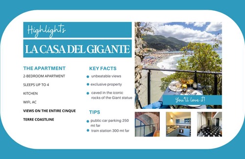 Cinque Terre Apartment | 140 m² Apartment ∙ 2 bedrooms ∙ 4 guests