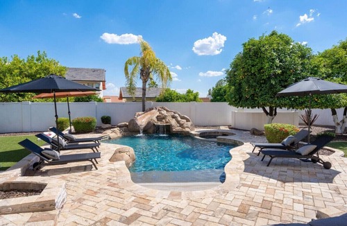 Thayer Estates House | 2 Separate Game Rooms, Heated Pool, Spa, Basket Ball, Putt-Putt, Trampoline!