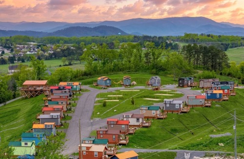 Sevierville Cabin | 30-Unit Tiny Home Village | Sleeps 120+ | Sojourn Lodging