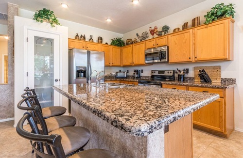 Augusta Ranch House | 3BR 'Mesa Haven' w/Heated Pool on Prime Golf Lot. 3 King beds!