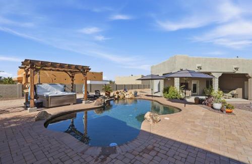 Anthem House | Alanamari Desert Estate, Pool, Spa, Casita-2 homes in one!