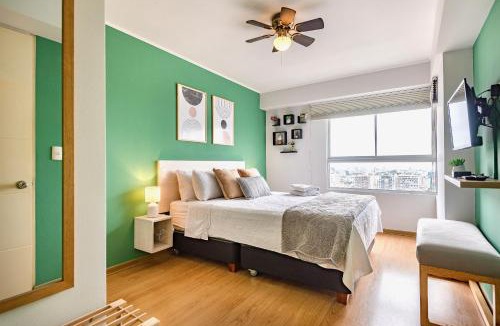 Surquillo Apartment | ALU Apartments - Limit with Miraflores Panoramic City View