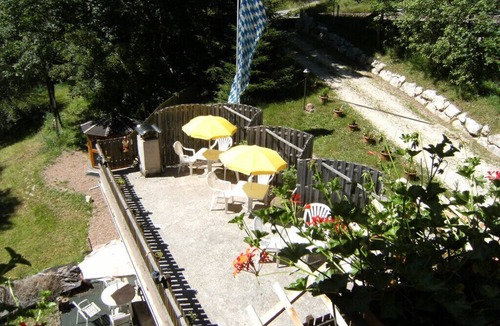 San Nicolo d'Ega Apartment | Apartment 4 on the 1st floor with large corner balcony and mini kitchen.