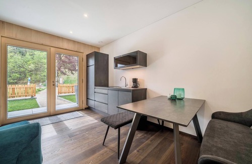 San Pancrazio Apartment | Apartment 'ALPREID Moderne Tanne' with Mountain View, Garden & Wi-Fi