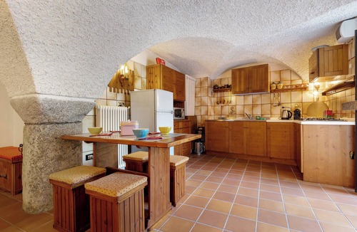Bleggio Inferiore Ski Chalet | Apartment 'Antico Casolare Di Alice' with Mountain View,Private Terrace and Wi-Fi