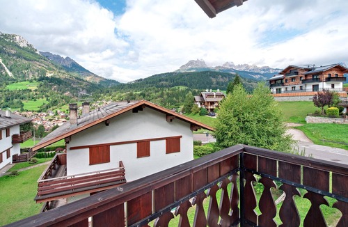 Moena Apartment | Apartment 'Casa Al Sole' with Mountain View, Private Terrace and Wi-Fi