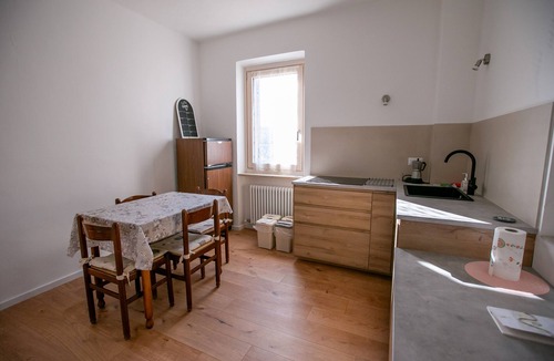 Sanzeno Apartment | Apartment 'Casa Maia - Ape' with Mountain View, Shared Terrace and Wi-Fi
