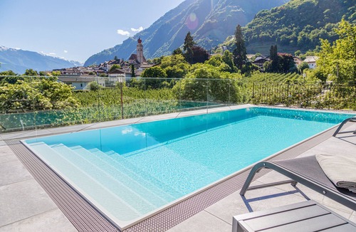 Parcines Apartment | Apartment 'Köfele Lodge Agnes' with Mountain View, Shared Pool and Wi-Fi