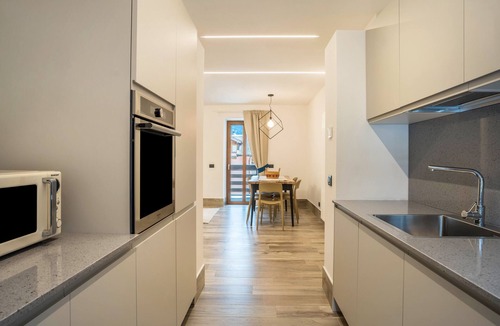 Pinzolo Apartment | Apartment 'Marconi Suite' with Mountain View, Private Terrace and Wi-Fi