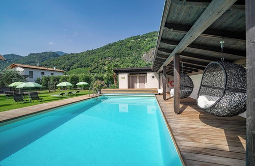 Lana Apartment | Apartment 'Rosalie 3' with Mountain View, Shared Pool and Wi-Fi