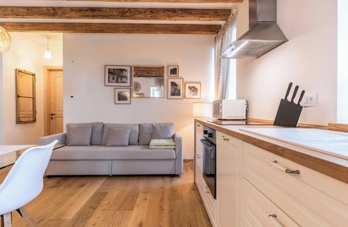 Levico Terme Apartment | Apartment “Wellness Lodge Edoardo” with Lake and Mountain View, Whirlpool & Sauna