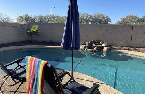 Sierra Montana House | AZ Sun & Serenity: 4BR home w/Heated Pool, BBQ Island, Prime location– Sleeps 12