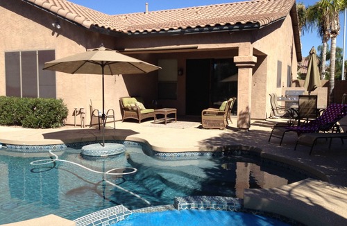 Ocotillo House | Backyard Oasis-Pool, Hot Tub, Putting Green, Ocotillo Golf within 1.5 mi
